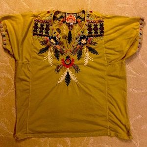 Johnny Was Tee Shirt-READ DESCRIPTION L/XL